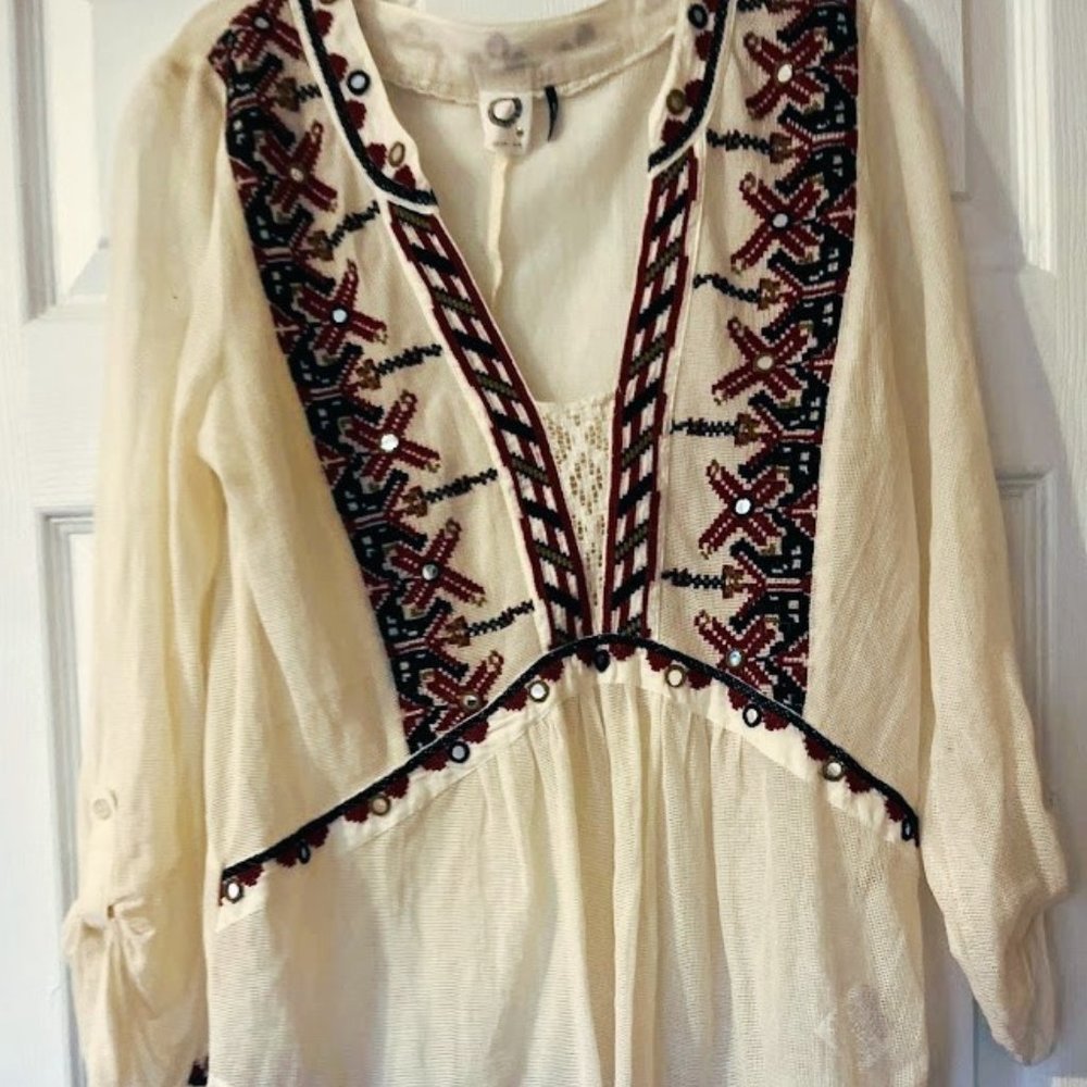 Anthropologie Boho Top